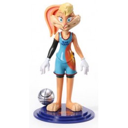NOBLE COLLECTIONS SPACE JAM LOLA BUNNY BENDYFIGS ACTION FIGURE