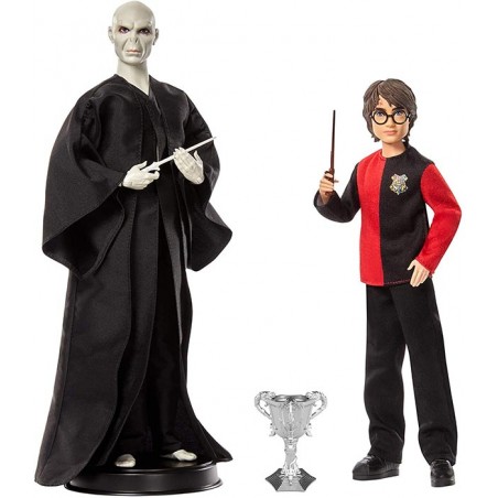 HARRY POTTER AND THE GOBLET OF FIRE HARRY AND VOLDEMORT 30cm ACTION FIGURES