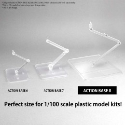 BANDAI ACTION BASE 8 CLEAR COLOR SET FOR MODEL KIT AND FIGURE