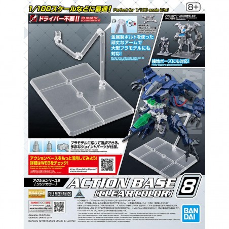 ACTION BASE 8 CLEAR COLOR SET FOR MODEL KIT AND FIGURE