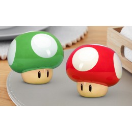 PALADONE PRODUCTS SUPERMARIO MUSHROOMS SALT AND PEPPER SHAKERS