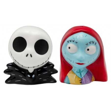 THE NIGHTMARE BEFORE CHRISTMAS JACK AND SALLY SALT AND PEPPER SHAKERS