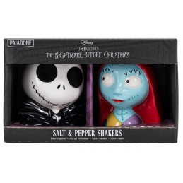 PALADONE PRODUCTS THE NIGHTMARE BEFORE CHRISTMAS JACK AND SALLY SALT AND PEPPER SHAKERS