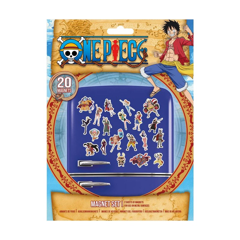 PLASTOY ONE PIECE THE GREAT PIRATE ERA MAGNET SET 20X MAGNETS