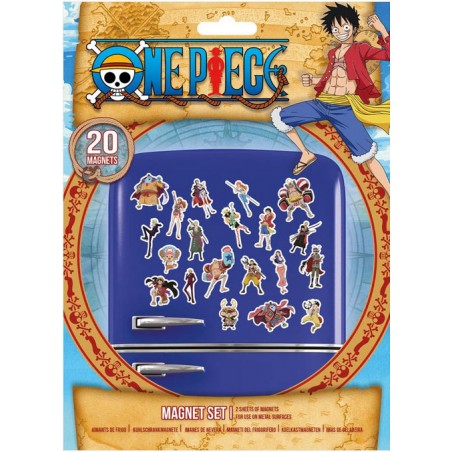 ONE PIECE THE GREAT PIRATE ERA MAGNET SET 20X MAGNETS
