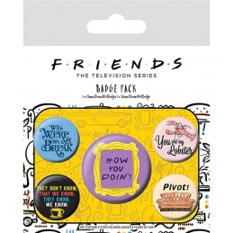 PYRAMID INTERNATIONAL FRIENDS QUOTES BADGE PACK