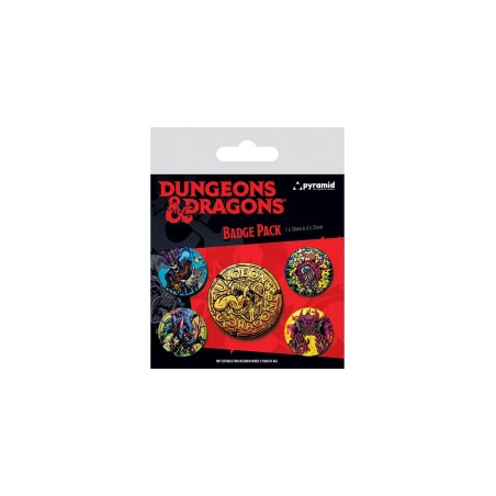 DUNGEONS AND DRAGONS BEASTS BADGE PACK