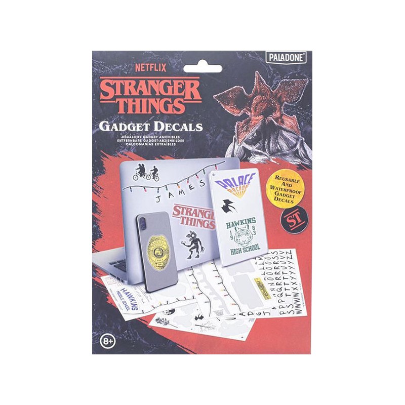 STRANGER THINGS DECALCOMANIE PALADONE PRODUCTS