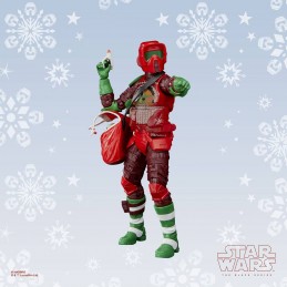 HASBRO STAR WARS THE BLACK SERIES THE MANDALORIAN SCOUT TROOPER (HOLIDAY EDITION) ACTION FIGURE