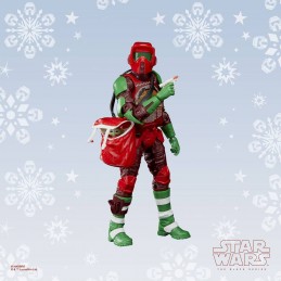 HASBRO STAR WARS THE BLACK SERIES THE MANDALORIAN SCOUT TROOPER (HOLIDAY EDITION) ACTION FIGURE