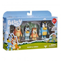 MOOSE TOYS BLUEY AND FAMILY 4-PACK ACTION FIGURES