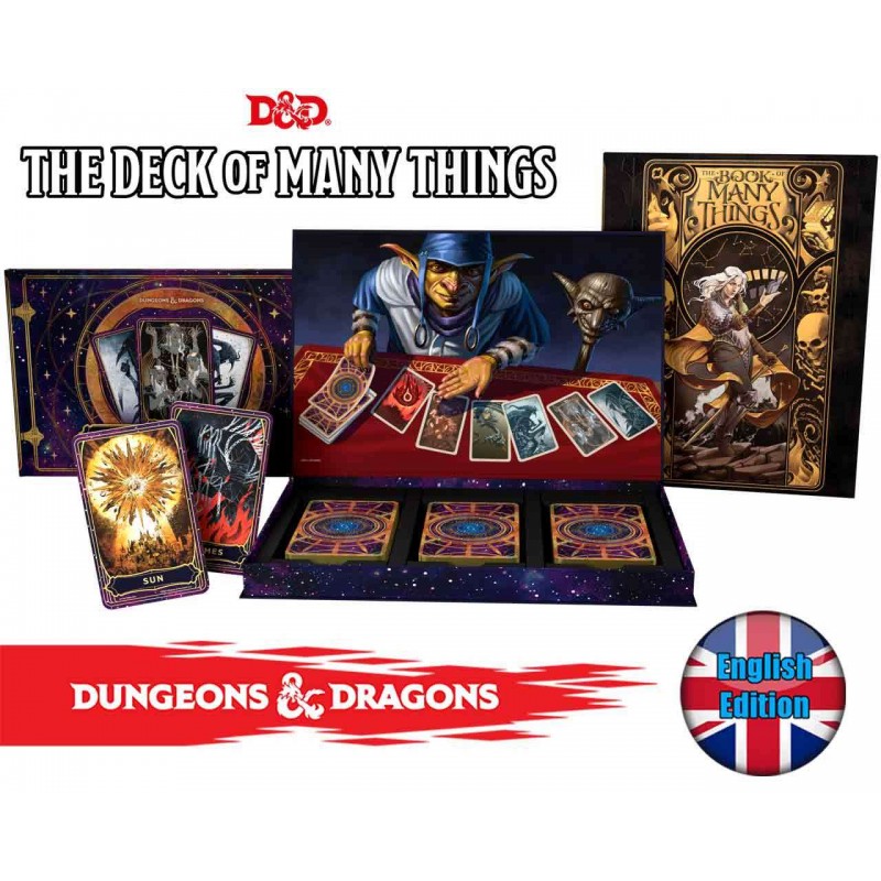 WIZARDS OF THE COAST DUNGEONS AND DRAGONS THE DECK OF MANY THINGS ALTERNATIVE COVER LIMITED EDITION SET