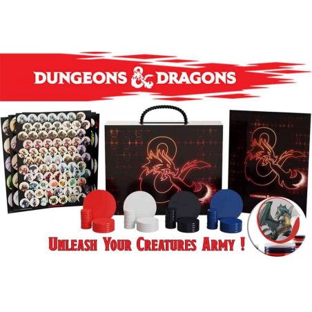 DUNGEONS AND DRAGONS CAMPAIGN CASE CREATURES SET PEDINE