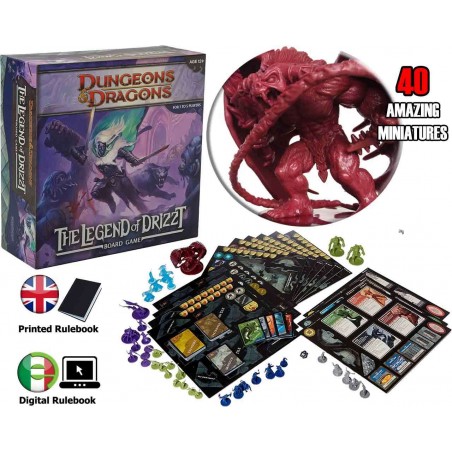 DUNGEONS AND DRAGONS THE LEGEND OF DRIZZT BOARDGAME