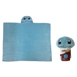 LYO POKEMON SQUIRTLE FLEECE BLANKET WITH HOOD 120X150CM