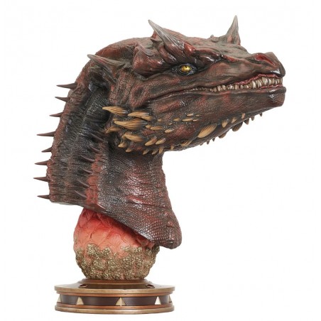 GAME OF THRONES CARAXES LEGENDS IN 3D 1/2 BUST STATUE 30CM RESIN FIGURE