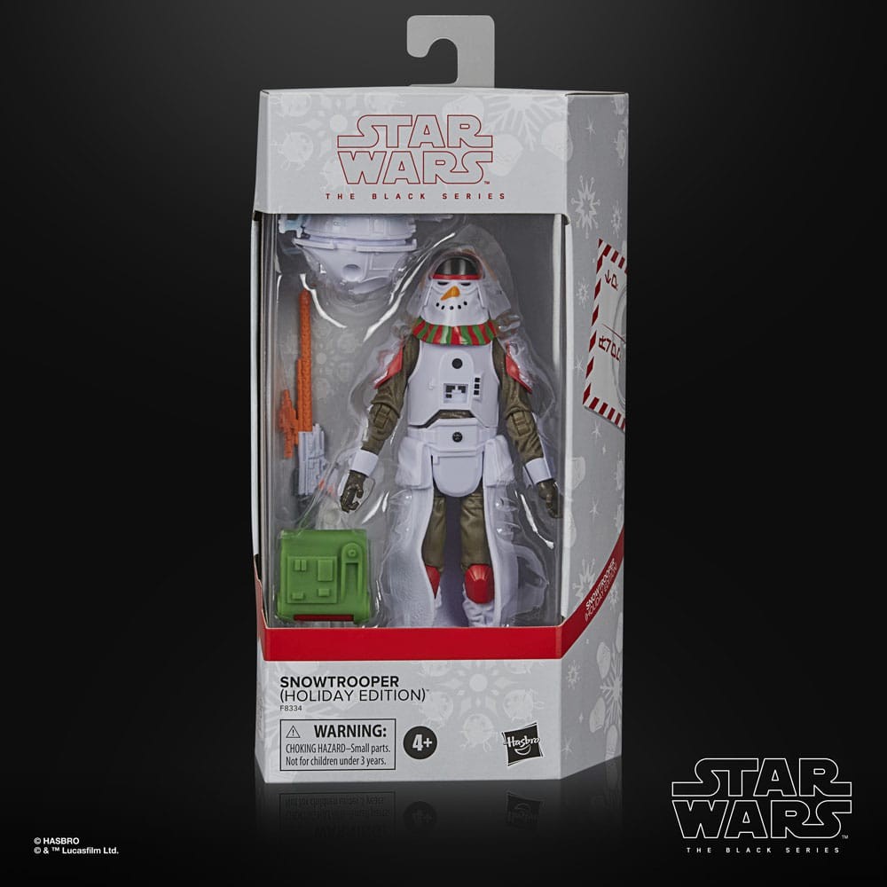 HASBRO STAR WARS THE BLACK SERIES SNOWTROOPER (HOLIDAY EDITION) ACT...