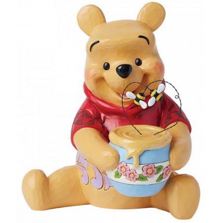 WINNIE THE POOH WITH HONEY AND BEES STATUE 30CM FIGURE