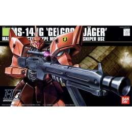 HIGH GRADE HG GELGOOG JAGER MS-14JG 1/144 MODEL KIT ACTION FIGURE BANDAI