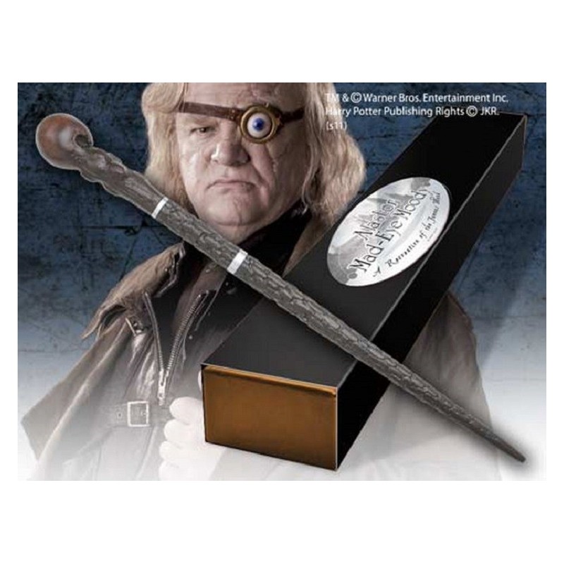 HARRY POTTER WAND MAD-EYE MOODY REPLICA BACCHETTA RESINA NOBLE COLLECTIONS