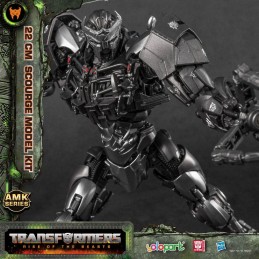 TRANSFORMERS RISE OF THE BEASTS SCOURGE MODEL KIT 22CM AMK SERIES ACTION FIGURE YOLOPARK