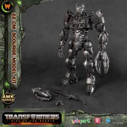 TRANSFORMERS RISE OF THE BEASTS SCOURGE MODEL KIT 22CM AMK SERIES ACTION FIGURE YOLOPARK