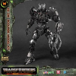 YOLOPARK TRANSFORMERS RISE OF THE BEASTS AMK SERIES SCOURGE MODEL KIT 22CM ACTION FIGURE