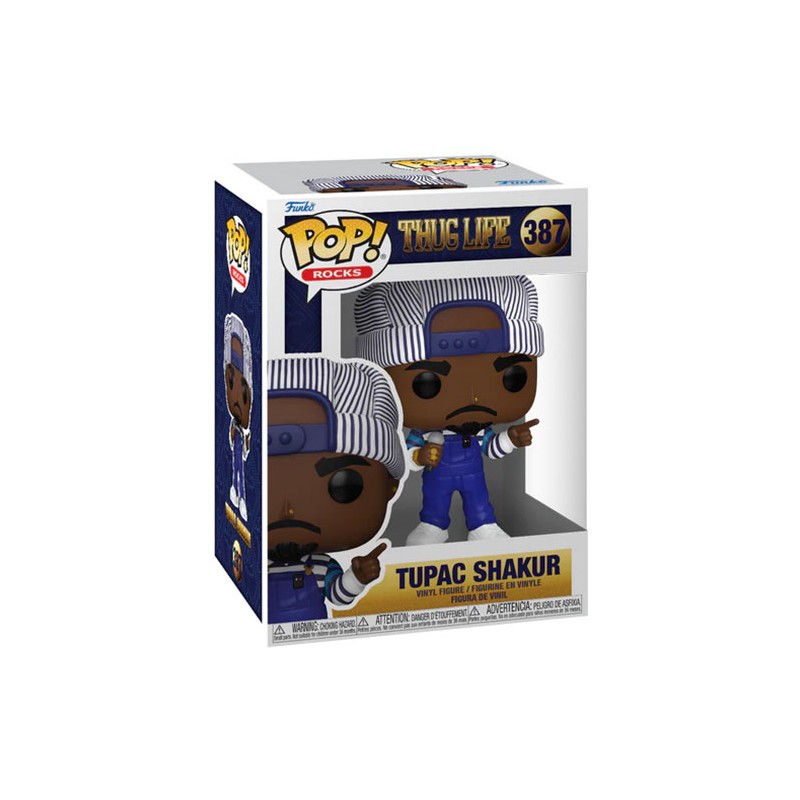 FUNKO FUNKO POP! ROCKS THUG LIFE TUPAC SHAKUR BOBBLE HEAD FIGURE