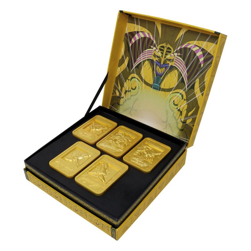 YU-GI-OH! EXODIA THE FORBIDDEN ONE GOLD PLATED INGOT SET LINGOTTI FANATTIK