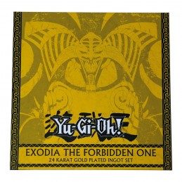 YU-GI-OH! EXODIA THE FORBIDDEN ONE GOLD PLATED INGOT SET LINGOTTI FANATTIK