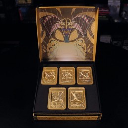 YU-GI-OH! EXODIA THE FORBIDDEN ONE GOLD PLATED INGOT SET LINGOTTI FANATTIK