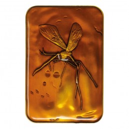 FANATTIK JURASSIC PARK MOSQUITO IN AMBER LIMITED EDITION METAL INGOT