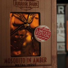 JURASSIC PARK MOSQUITO IN AMBER LIMITED EDITION METAL INGOT LINGOTTO FANATTIK