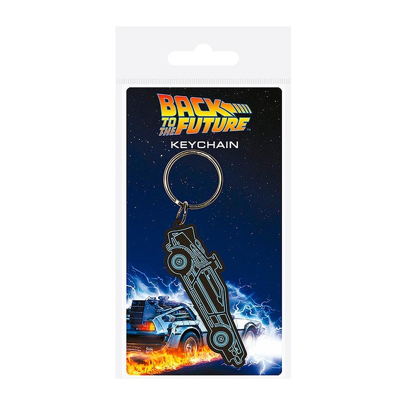 PYRAMID INTERNATIONAL BACK TO THE FUTURE RUBBER KEYCHAIN