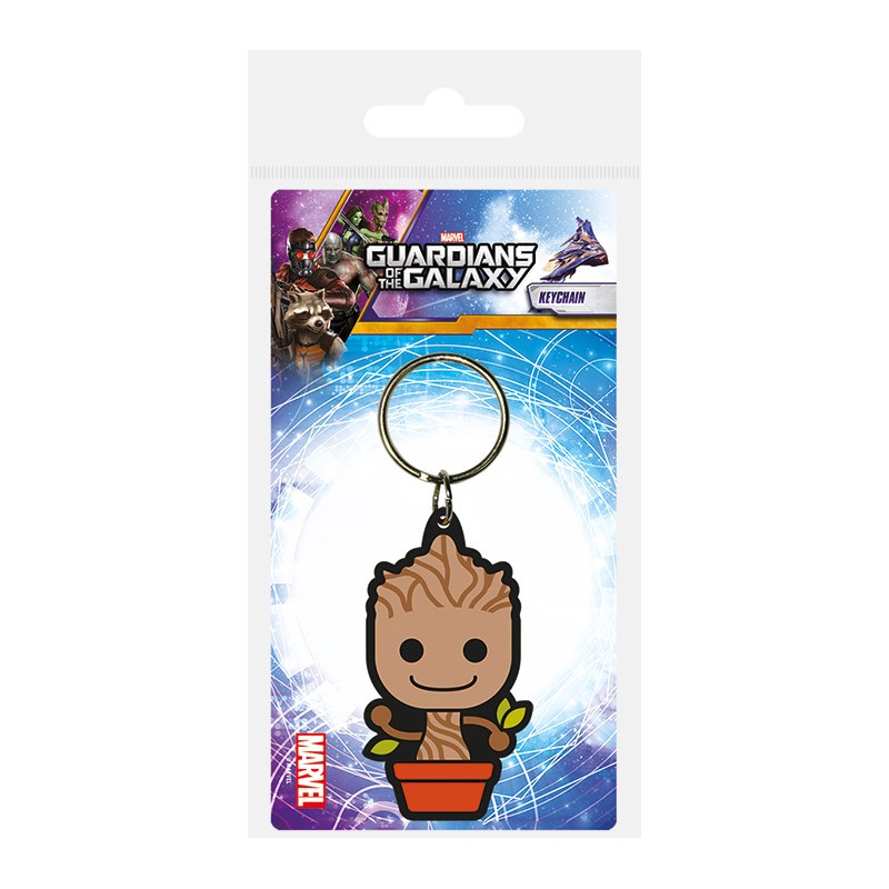 GUARDIANI DELLA GALASSIA BABY GROOT PORTACHIAVI IN GOMMA PYRAMID INTERNATIONAL