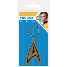 PYRAMID INTERNATIONAL STAR TREK LOGO RUBBER KEYCHAIN