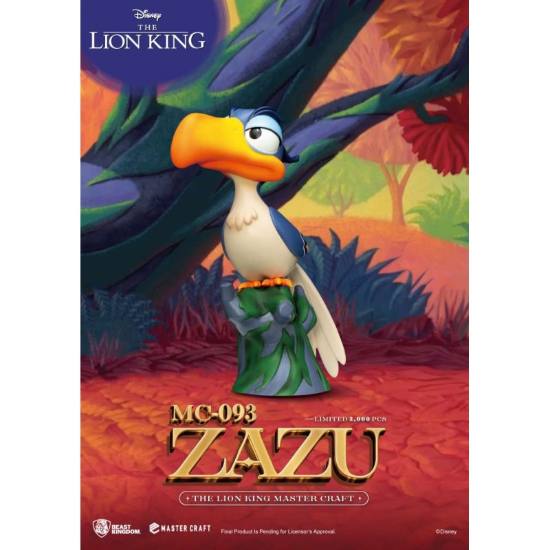 BEAST KINGDOM THE LION KING ZAZU MASTER CRAFT STATUE RESIN FIGURE