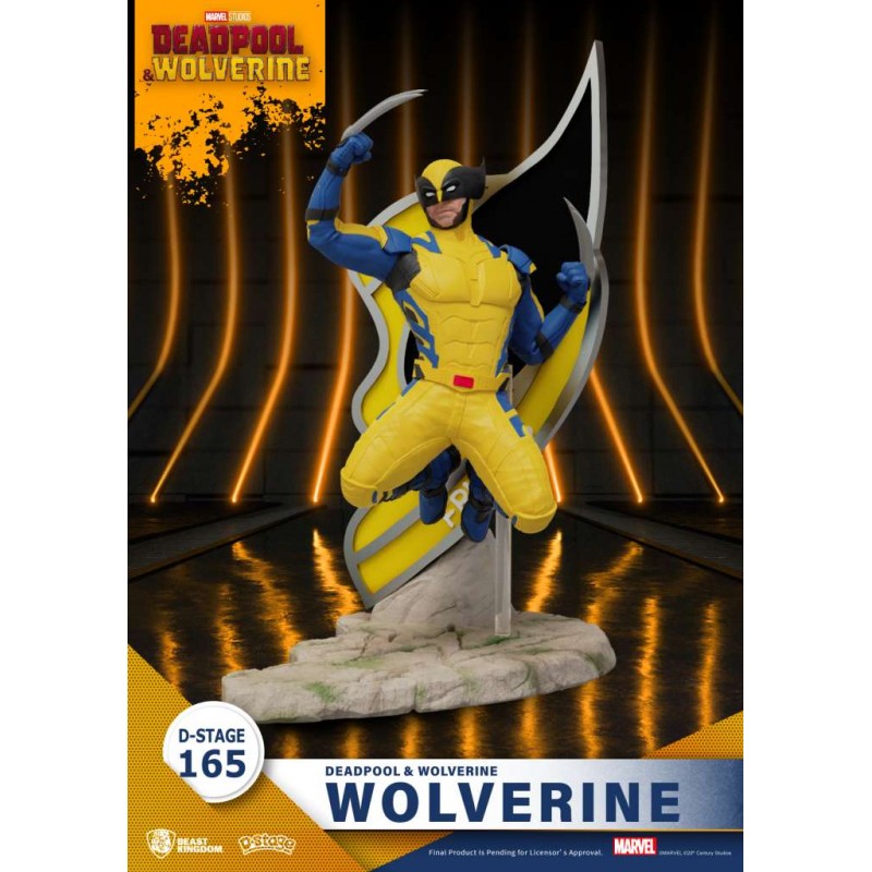 BEAST KINGDOM D-STAGE DEADPOOL & WOLVERINE - WOLVERINE DIORAMA STATUE