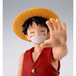 BANDAI ONE PIECE SHANKS AND LUFFY CHILDHOOD S.H. FIGUARTS ACTION FIGURE