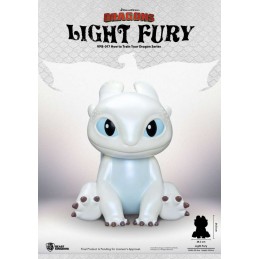 BEAST KINGDOM HOW TO TRAIN YOUR DRAGON LIGHT FURY VINYL PIGGY BANK VELVET VERS. STATUE FIGURE