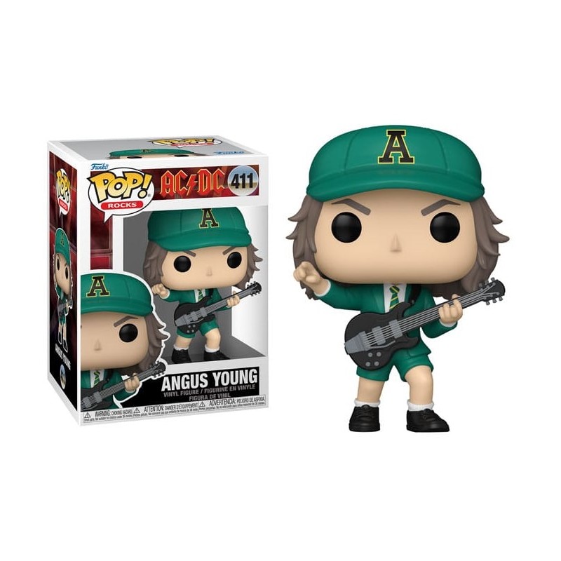 FUNKO POP! AC/DC ANGUS YOUNG BOBBLE HEAD KNOCKER FIGURE FUNKO