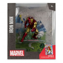 MC FARLANE MARVEL PVC STATUE IRON MAN (THE INVINCIBLE IRON MAN 126) FIGURE