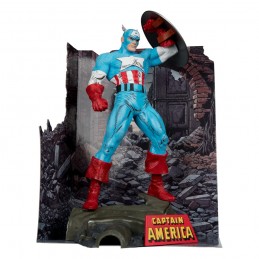 MC FARLANE MARVEL PVC STATUE CAPTAIN AMERICA (THE AMAZING SPIDER-MAN 323) FIGURE