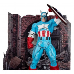 MC FARLANE MARVEL PVC STATUE CAPTAIN AMERICA (THE AMAZING SPIDER-MAN 323) FIGURE