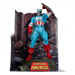 MC FARLANE MARVEL PVC STATUE CAPTAIN AMERICA (THE AMAZING SPIDER-MAN 323) FIGURE