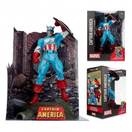 MC FARLANE MARVEL PVC STATUE CAPTAIN AMERICA (THE AMAZING SPIDER-MAN 323) FIGURE