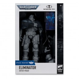 WARHAMMER 40000 ELIMINATOR SPACE MARINE ARTIST PROOF ACTION FIGURE MC FARLANE