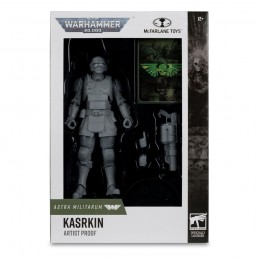 WARHAMMER 40000 KASRKIN ASTRA MILITARUM ARTIST PROOF ACTION FIGURE MC FARLANE