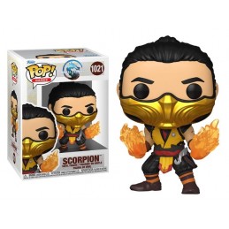 FUNKO POP! MORTAL KOMBAT 1 SCORPION BOBBLE HEAD FIGURE FUNKO