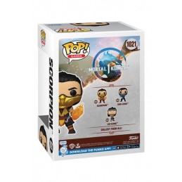 FUNKO FUNKO POP! MORTAL KOMBAT SCORPION BOBBLE HEAD